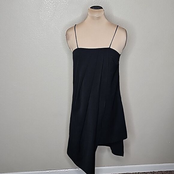 C/MEO Collective Small Black mini dress with drape layer - Picture 1 of 7